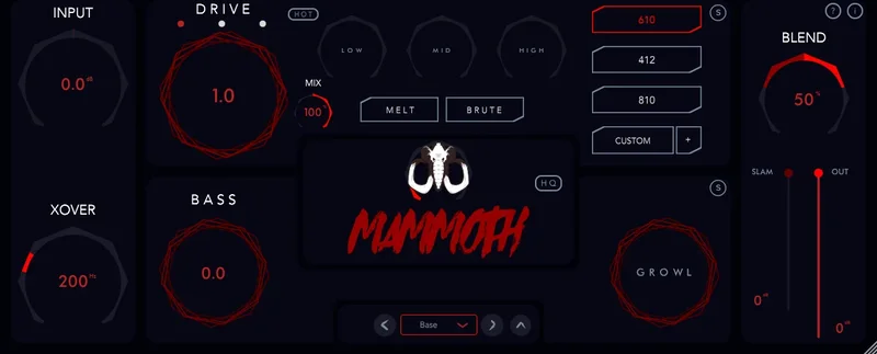 Aurora DSP Mammoth interface