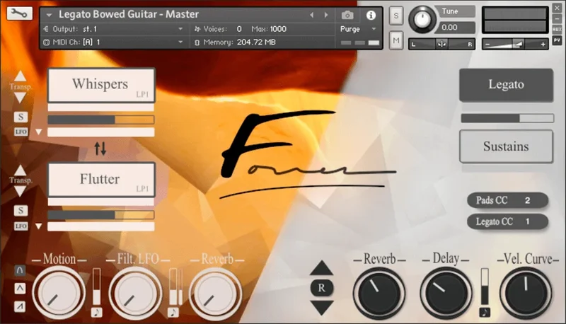 David Forner El Dorado: Legato Bowed Guitar interface