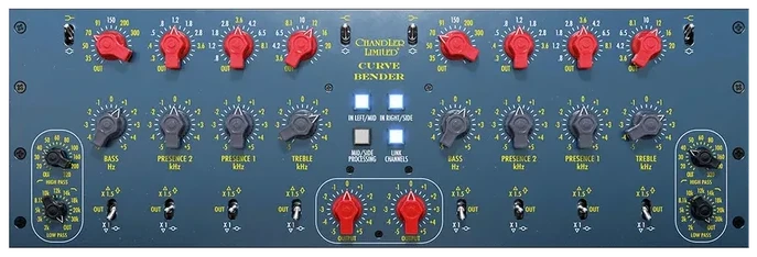 Universal Audio Chandler Limited Curve Bender Mastering EQ interface