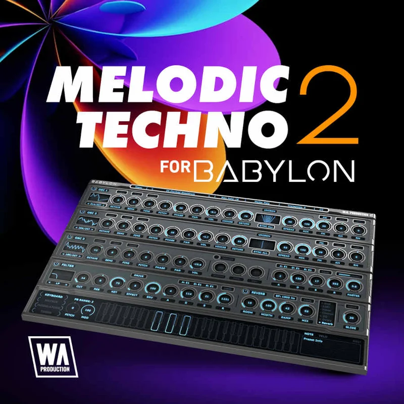 W. A. Production Melodic Techno 2 for Babylon 1 interface