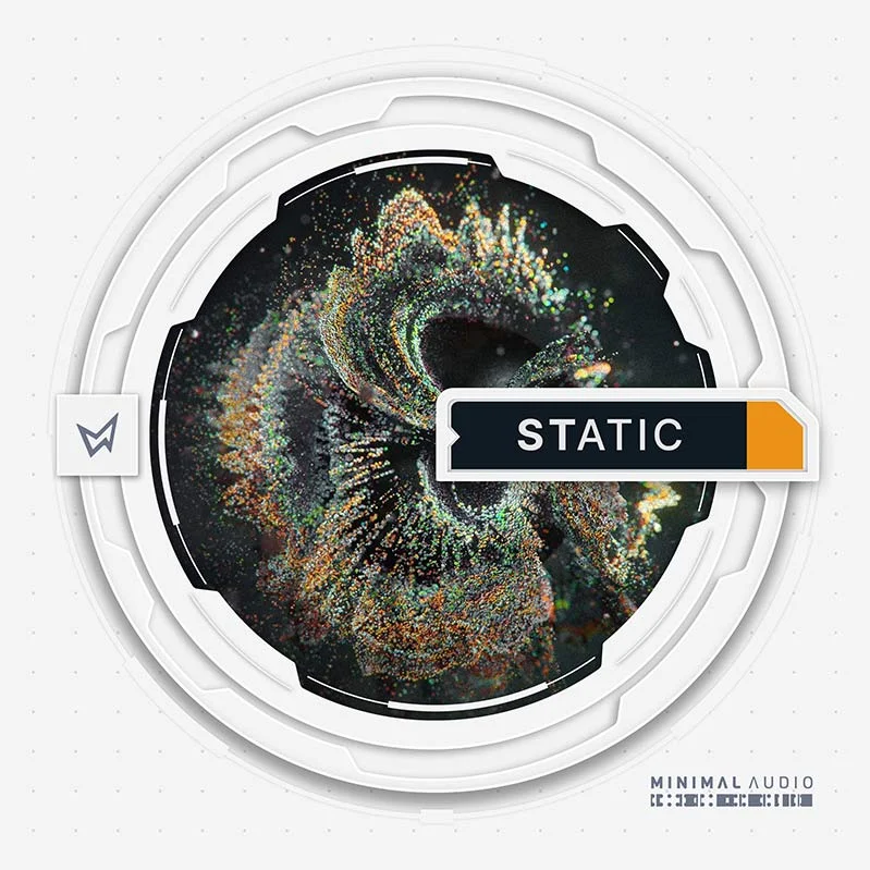 Minimal Audio Static interface