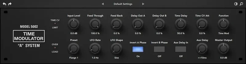 Rave Generation Time Modulator interface