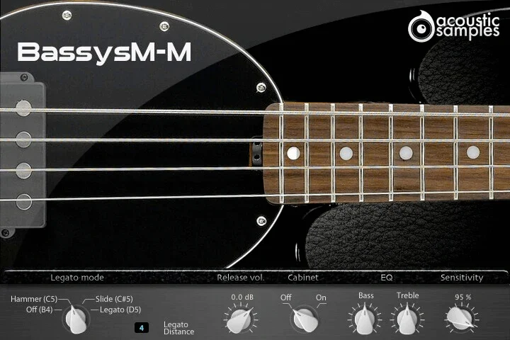 Acousticsamples Bassysm-M interface