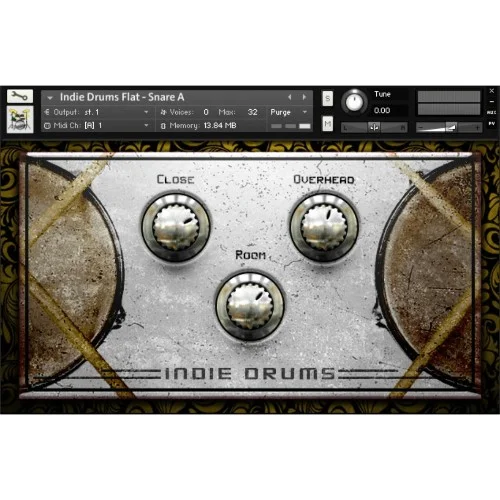 Dream Audio Tools Indie Drums interface
