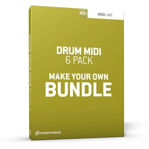Toontrack Drum Midi 6 Pack interface