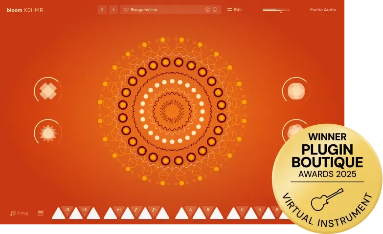 Excite Audio Bloom KSHMR Crossgrade from any Full Bloom product interface