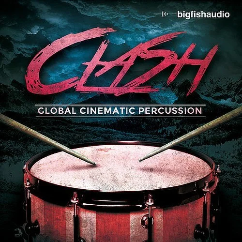 Big Fish Audio Clash: Global Cinematic Percussion interface