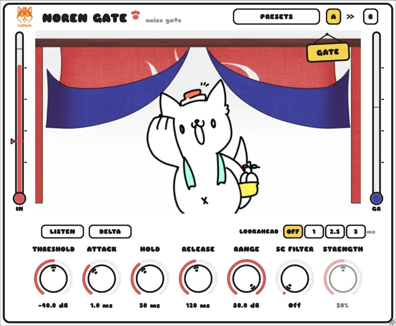 CalPochi Noren Gate interface