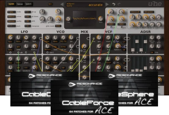 Exclusive Bundles+ u-he ACE+ Bundle interface