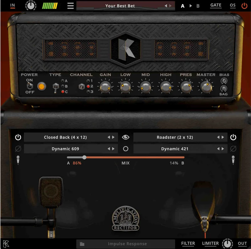Kuassa Amplifikation Rectifor interface