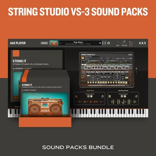 AAS String Studio VS-3 Sound Packs Bundle interface