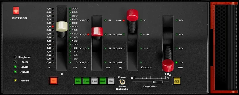 Universal Audio EMT 250 Classic Electronic Reverb interface