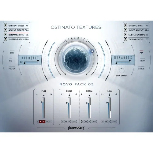 Heavyocity Ostinato Textures interface
