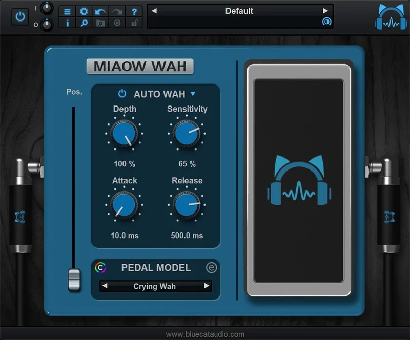 Blue Cat Audio Miaow Wah interface
