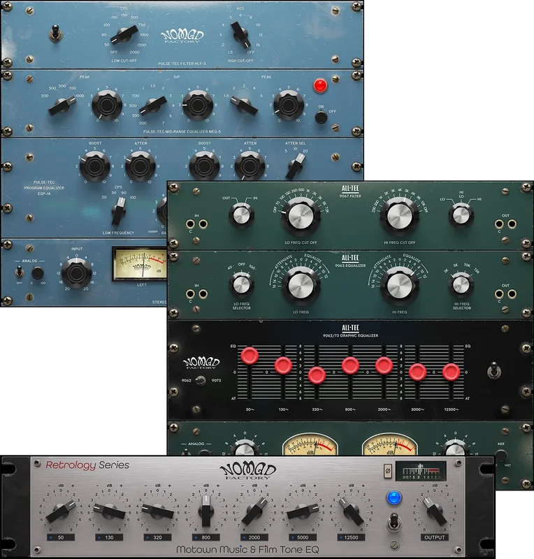 Nomad Factory Retro EQs Bundle v2 interface