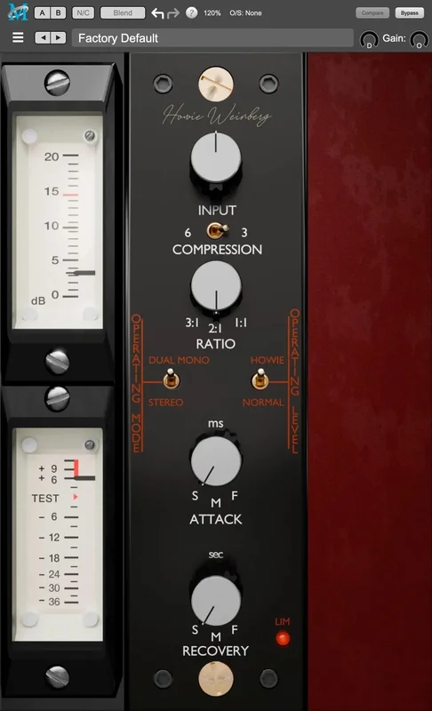Make Believe Howie's 179 interface