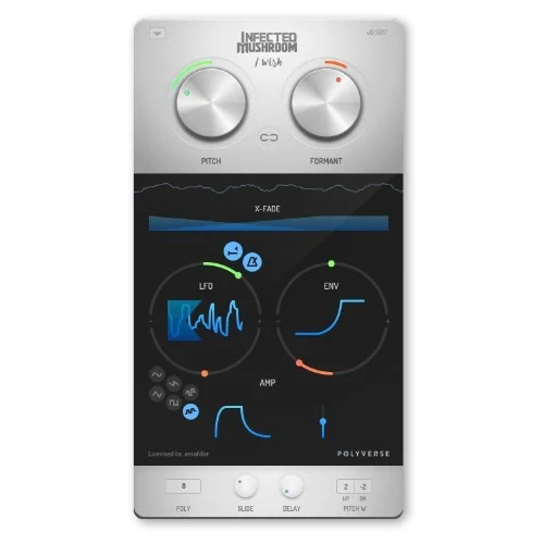 Polyverse Music I Wish interface