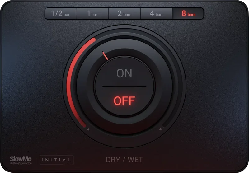 Initial Audio SlowMo interface