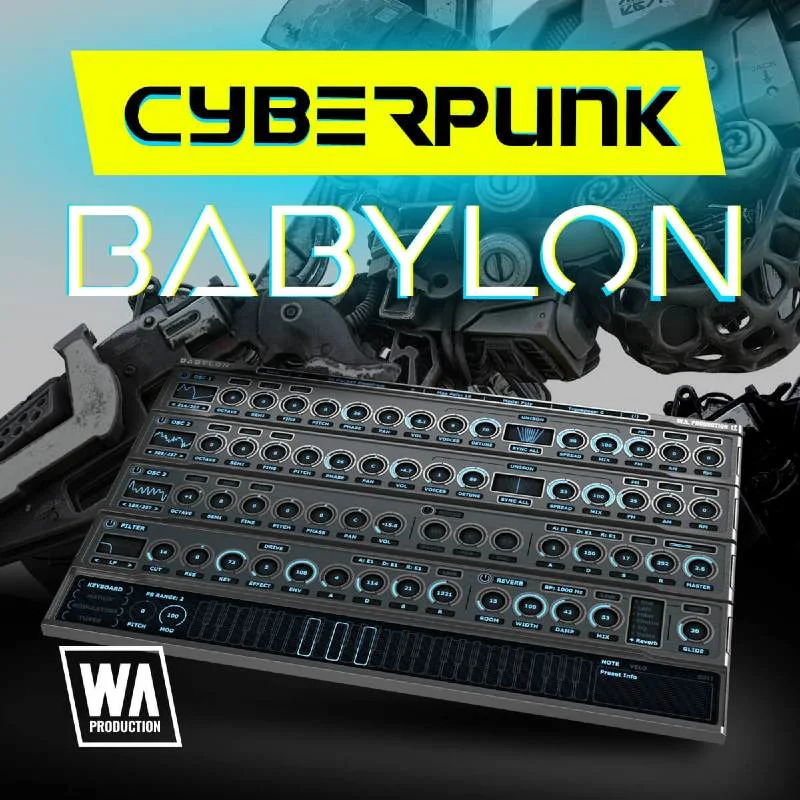 W. A. Production Cyberpunk for Babylon 1 interface