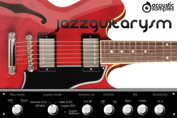 Acousticsamples JazzGuitarysm interface