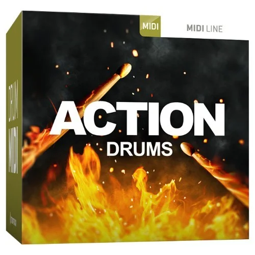 Toontrack Drum MIDI: Action Drums interface