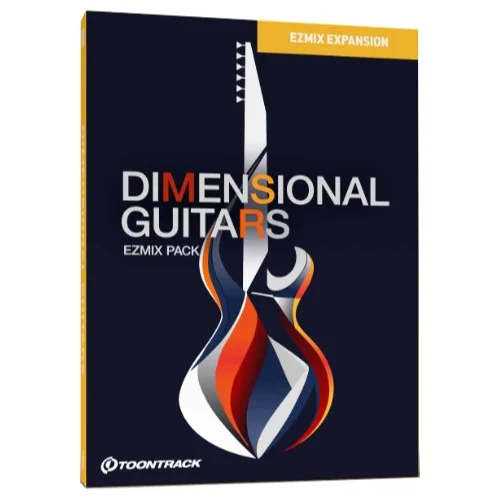 Toontrack EZmix-Pack Dimensional Guitars interface