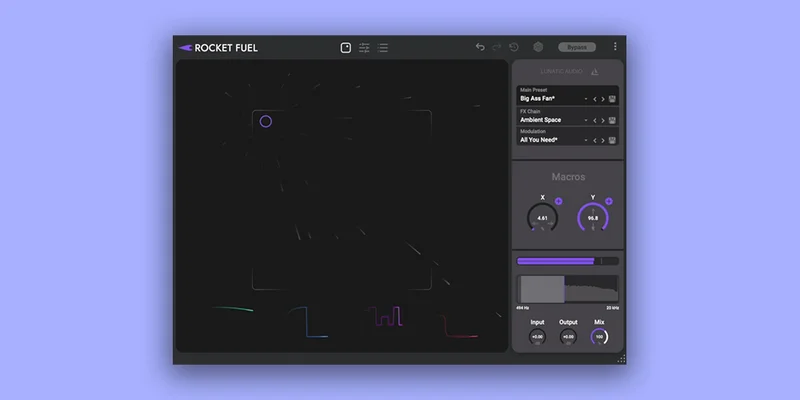 Lunatic Audio Rocket Fuel interface