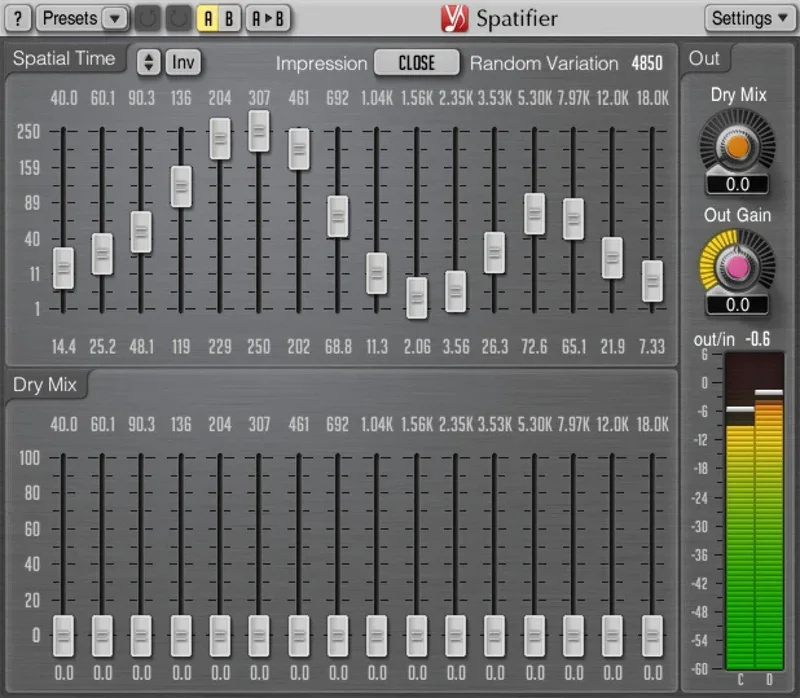 Voxengo Spatifier interface
