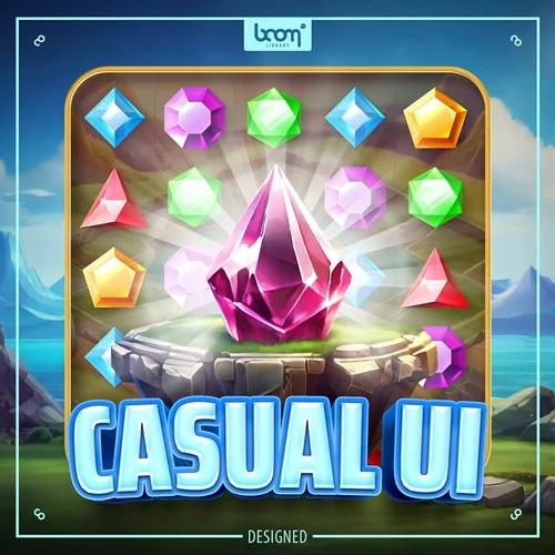 BOOM Library Casual UI - Designed interface