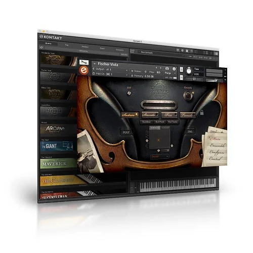 Embertone Fischer Viola interface