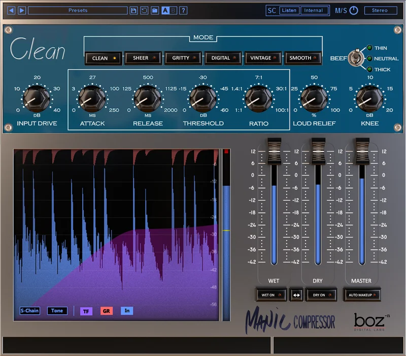 Boz Digital Labs Manic Compressor interface