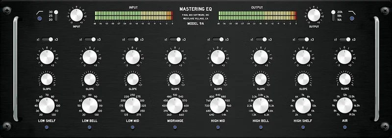 Final Mix Mastering EQ III interface