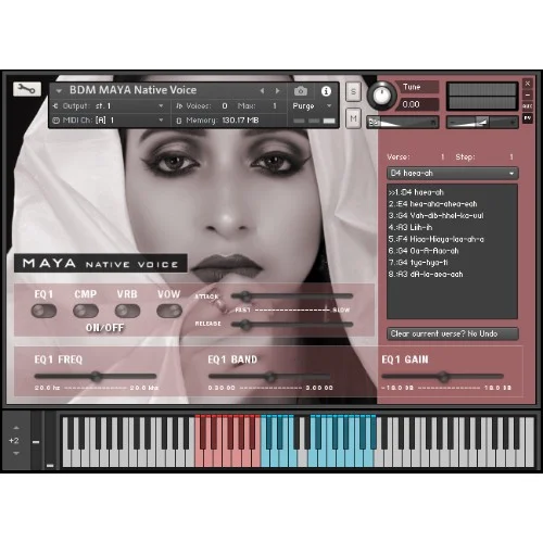Bela D Media Native Voice MAYA interface