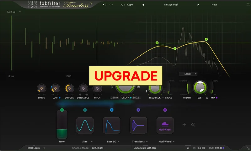 FabFilter Timeless 3 Upgrade interface
