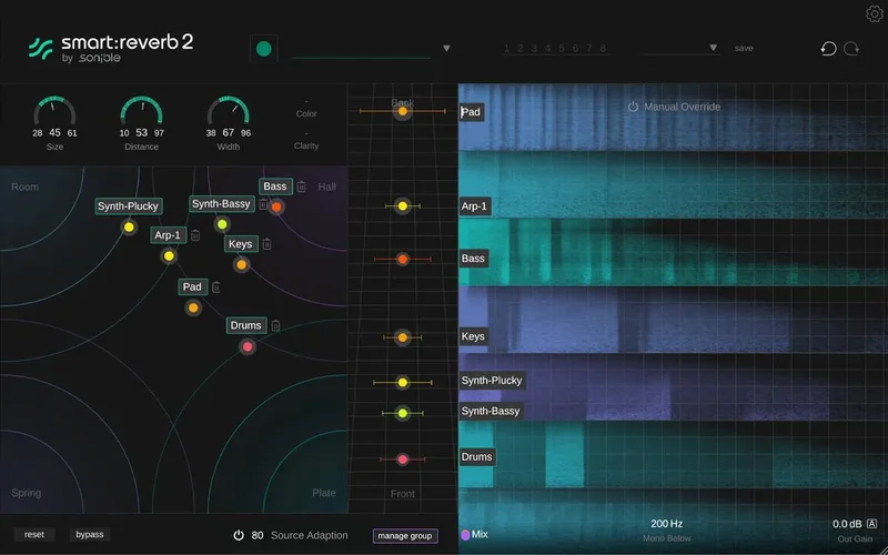 Sonible smart:reverb 2 Upgrade interface