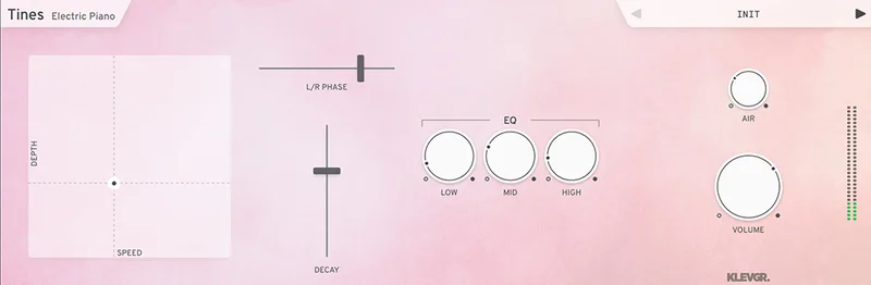 Klevgrand Tines interface