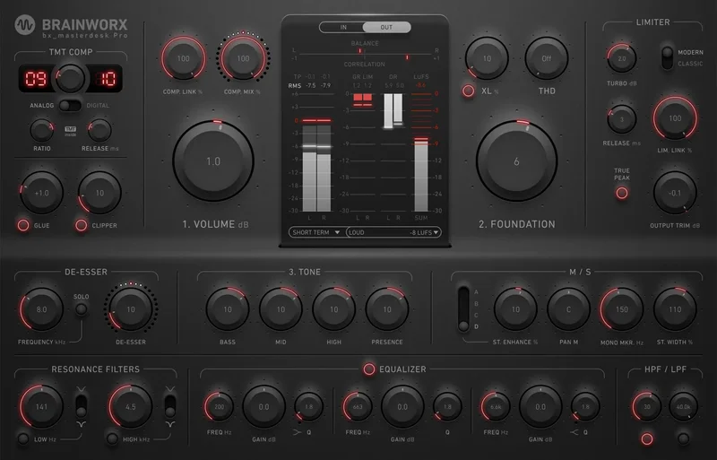 Brainworx bx_masterdesk PRO interface