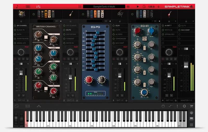 IK Multimedia SampleTank 4 Upgrade interface
