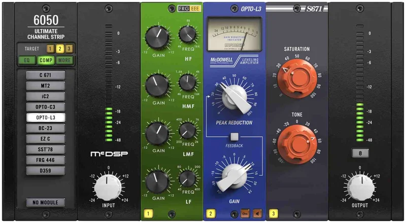 McDSP 6050 Ultimate Channel Strip Native v7 Upgrade from v6 interface