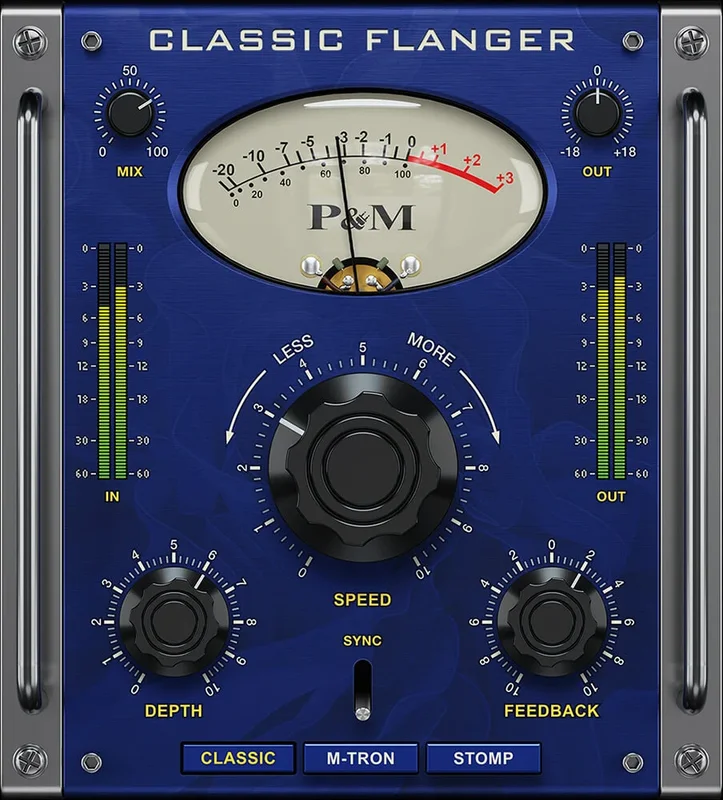 Plug and Mix Classic Flanger interface