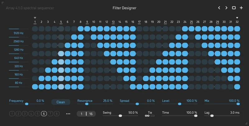 Sinevibes Array v4 interface