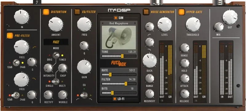 McDSP FutzBox HD v7 interface