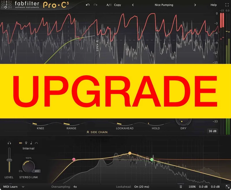 FabFilter Pro-C 3 Upgrade interface