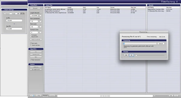 Zynaptiq TIME FACTORY II interface
