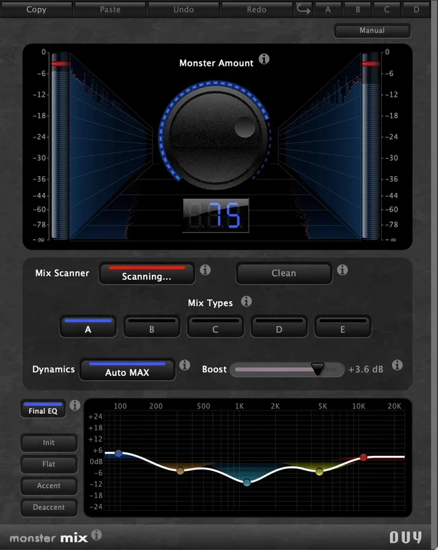 DUY Monster Mix interface