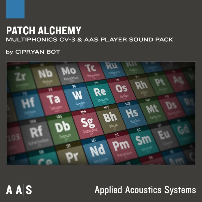 Applied Acoustics Systems Patch Alchemy Multiphonics CV-3 Sound Pack interface