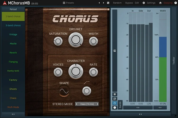 MeldaProduction MChorusMB interface