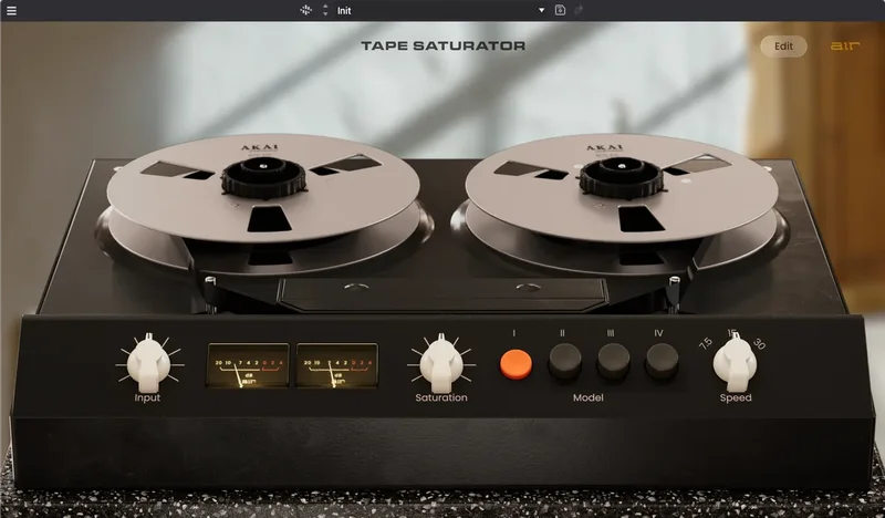 AIR Tape Saturator interface