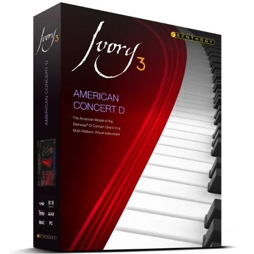 Synthogy Ivory 3 American Concert D interface