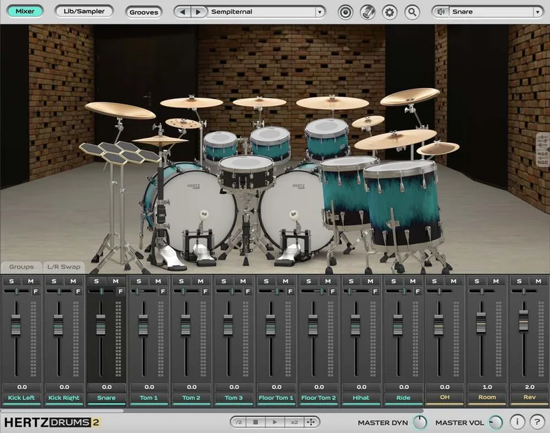 Hertz Instruments Hertz Drums 2 Fame & Fury Pack interface